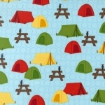 Tissu Roughing it Camping 20x110 cm