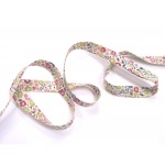 Biais Liberty Fairford rose vert D 50cm