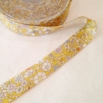 Biais June's Meadow jaune coloris C 50 cm