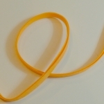 Biais fluo orange 1m