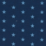 Batiste Frou-Frou Etoiles Bleu intense 20x140 cm