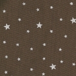 Tissu Première Etoile coloris chocolat 3 mètres x 140 cm