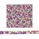 Cordon Spaghetti Frou-Frou Fleuri rose violet bleu coloris 11 / 50cm