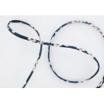 Cordon Liberty Mitsi bleu pétrole 50cm
