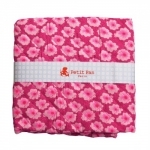 Coupon Petit Pan molletonné recto-verso Osami rose 50 x 70 cm