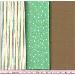Lot de 3 coupons assortis 45 x 55 cm thème Graphique