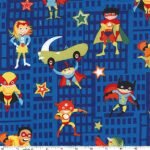 Tissu Super Heros 20x110 cm