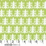 Tissu sapin fond vert 20x110 cm