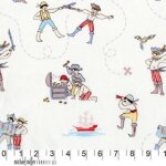 Tissu Out to Sea Sarah Jane Pirates 20x110 cm