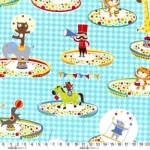Tissu Cirque Monsieur Loyal 40x110 cm