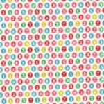 Tissu Just my type Color keys coloris multi