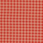 Tissu Mirror Ball Dot Clementine