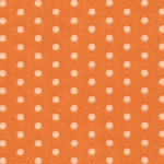 Batiste Frou-Frou Pois Douceur mandarine 20x140 cm