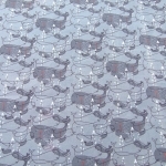 Tissu Baleine par Madame Casse Bonbon 20x140 cm
