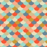 Tissu Ecaille coloris Cocktail émaillé par Aime comme Marie 20x140 cm