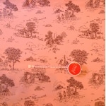 Tissu inspiration toile de Jouy