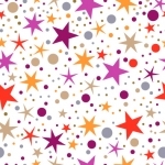 Tissu Petits étoiles coloris Néon infusé par Aime comme Marie 20x140 cm