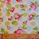 Toile enduite Free Spirit Falling Roses 20x140 cm