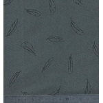 Léger comme une plume, jersey 100% coton gris, 20 x 140 cm