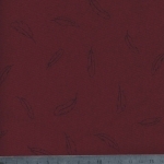 Léger comme une plume, jersey 100% coton bordeaux , 20 x 140 cm