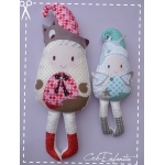 Kit Lutins Câlins version fille, Elfe + Petit Chaperon Rouge
