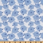 Tissu Get Together petits cochons bleus 25 x 110 cm