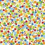 Tissu mini pois multico Bright Dots 20x110 cm