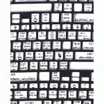 Tissu Clavier 20x110 cm