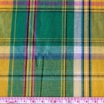Madras dominante vert 20x140 cm