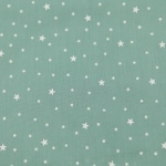 Tissu Première Etoile coloris menthe glacée 3m x 140 cm