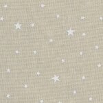 Tissu Première Etoile coloris meringue