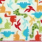 Popeline Petits Dinosaures 25x140 cm
