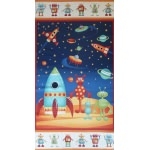 Tissu Space Panneau 60x110 cm