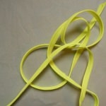 Passepoil Fluo jaune 10 mètres