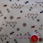 Tissu Petits Marins 50x110 cm