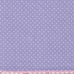 Popeline Basics petits pois fond parme 20x140 cm