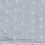 Tissu Nani Iro Pocho gris pois argent 20x110 cm
