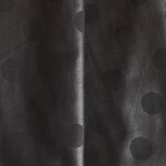 Tissu pois frappés fond noir