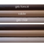 Gabardine souple gris clair 50x140 cm