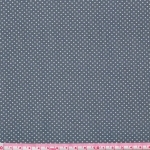 Popeline mini pois anthracite 20x140 cm