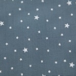 Tissu Première Etoile coloris bleu canard 3 mètres x 140 cm