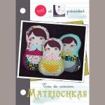Trio de coussins Matriochkas, patron à taille réelle