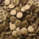 50 pressions KAM résine rondes taille 20 coloris bronze