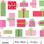 Tissu Christmas Candy cadeaux 20x110 cm