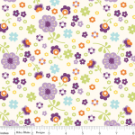 Tissu Dress up days fleurs 20x110 cm