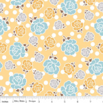 Tissu Polka Dot Stitches roses 20x110 cm