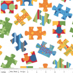 Tissu Pieces of Hope Puzzle 20x110 cm