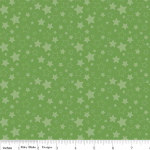Tissu Pieces of Hope Etoiles fond vert 20x110 cm