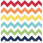 Tissu Medium Chevrons multico 20x110 cm