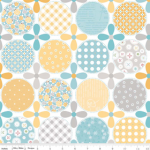 Tissu Polka Dot Stitches cercles 20x110 cm